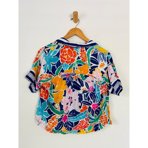 Anthropologie Women's Small Sisters Gulassa Floral Button Down Shirt - Picture 5 of 9
